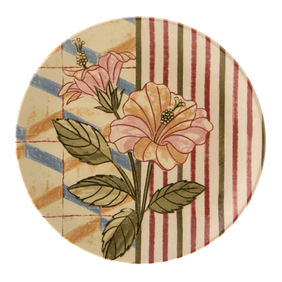 PRATO SOBREMESA SAUDADE TROPICAL FLOR