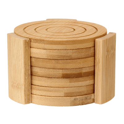 PORTA-COPOS CONJUNTO COM 6 PEÇAS BAMBOO