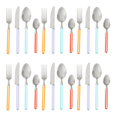 FAQUEIRO 24 PEÇAS PARA 6 PESSOAS STRIPED COLOR